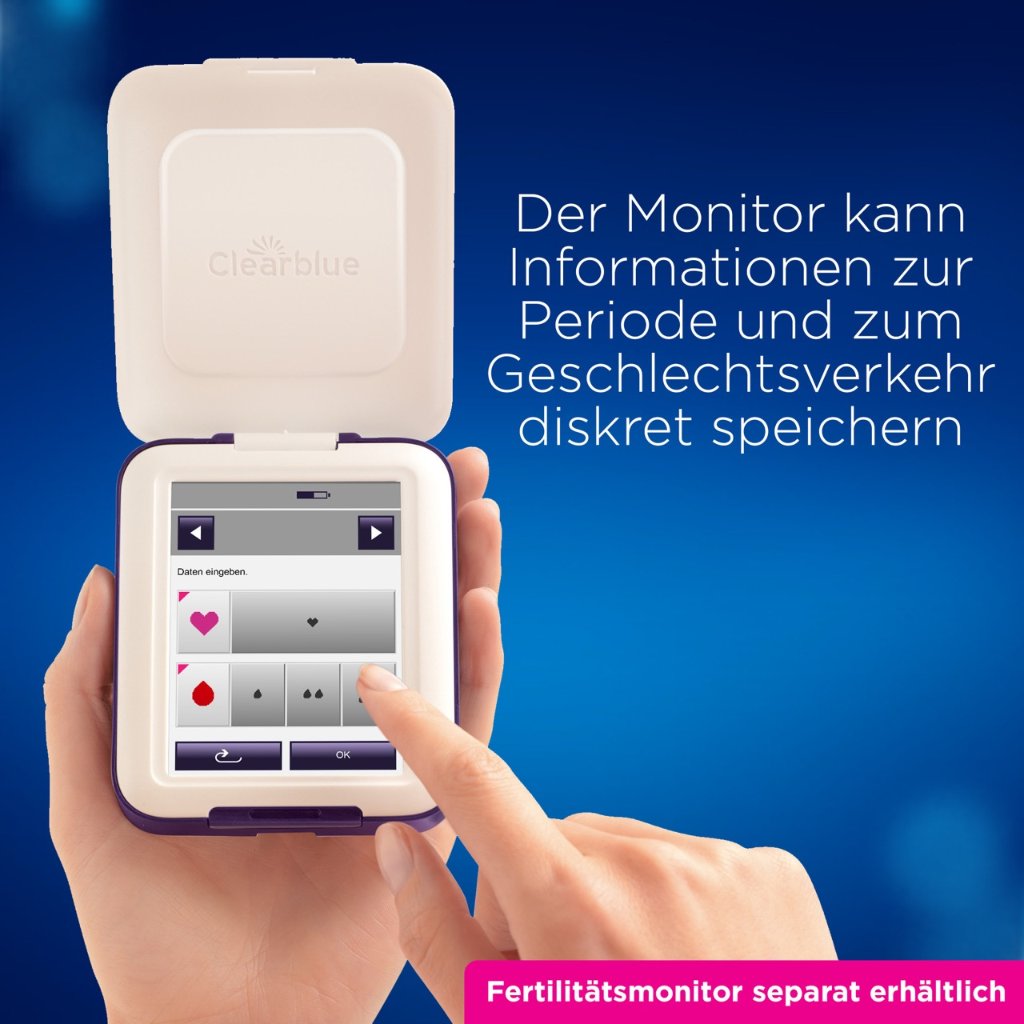 Clearblue Fertilitätsmonitor ADVANCED Teststäbchen 30+3