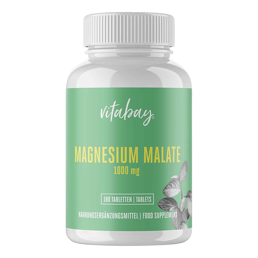MAGNESIUM MALATE 1000 mg vegan hochdosiert Tabl.