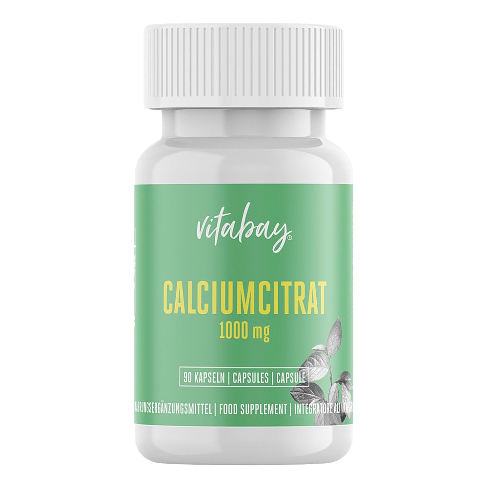 CALCIUMCITRAT 1000 mg Kalzium hochdosiert Kapseln