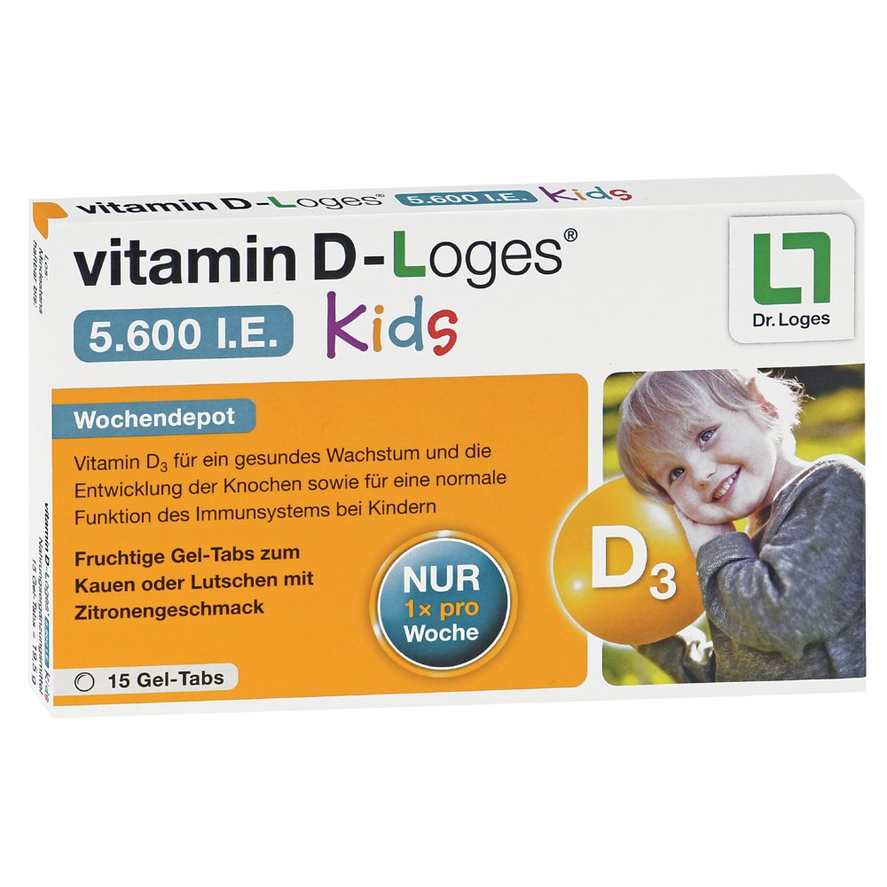 VITAMIN D-LOGES 5.600 I.E. Kids Kautabletten