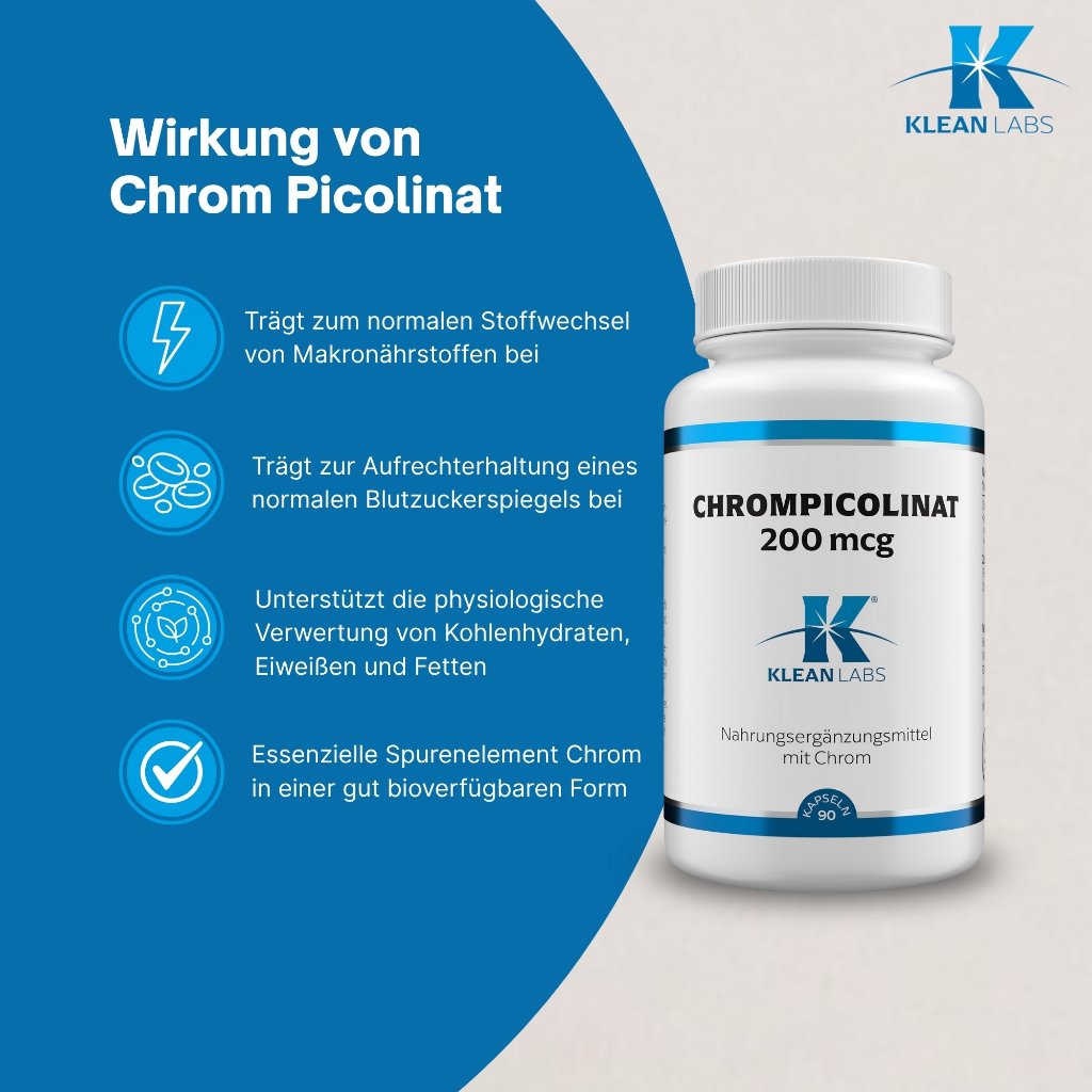 Klean Labs Chrompicolinat 200 mcg