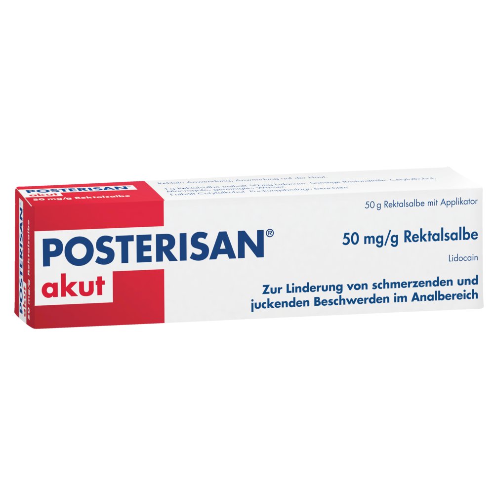 POSTERISAN akut 50 mg/g Rektalsalbe