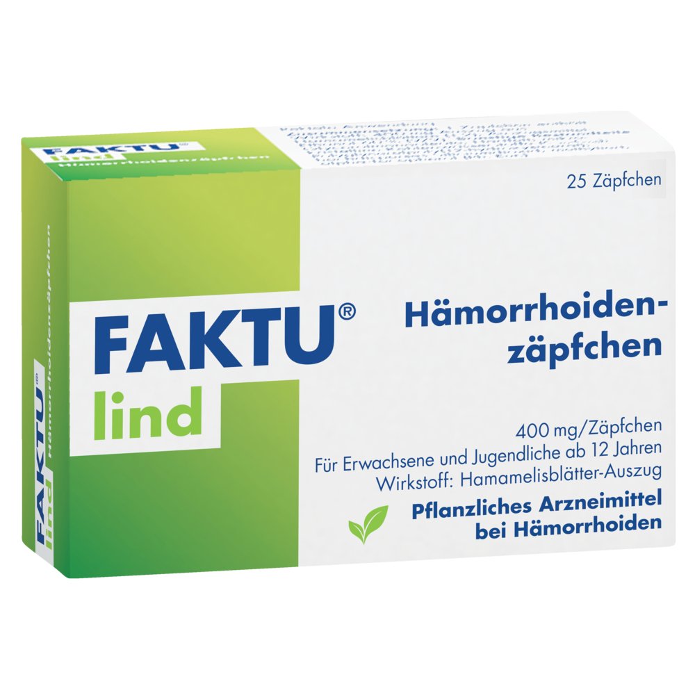 FAKTU lind Hämorrhoidenzäpfchen