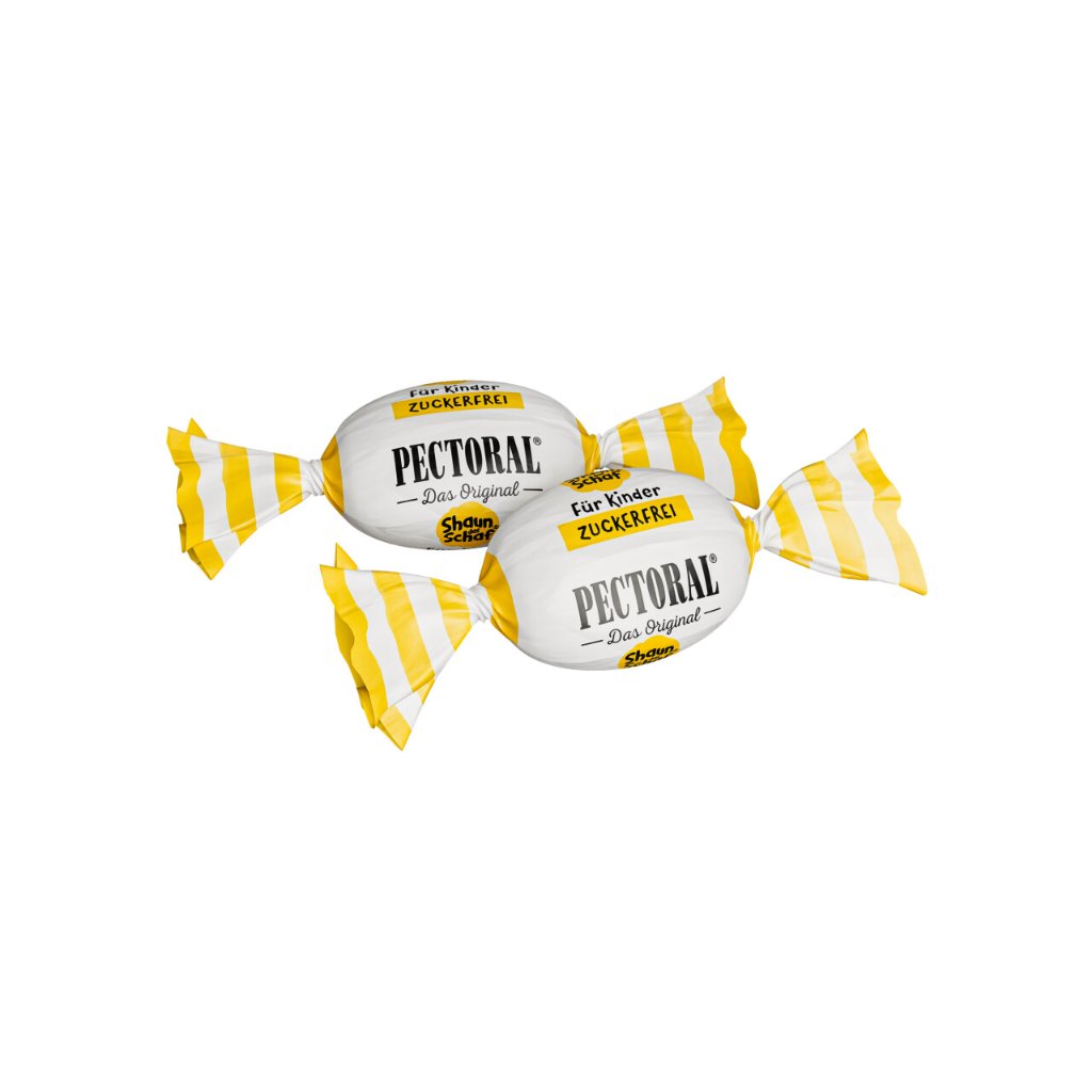 PECTORAL® Shaun das Schaf Hustenbonbon für Kinder zuckerfrei, 20 Beutel