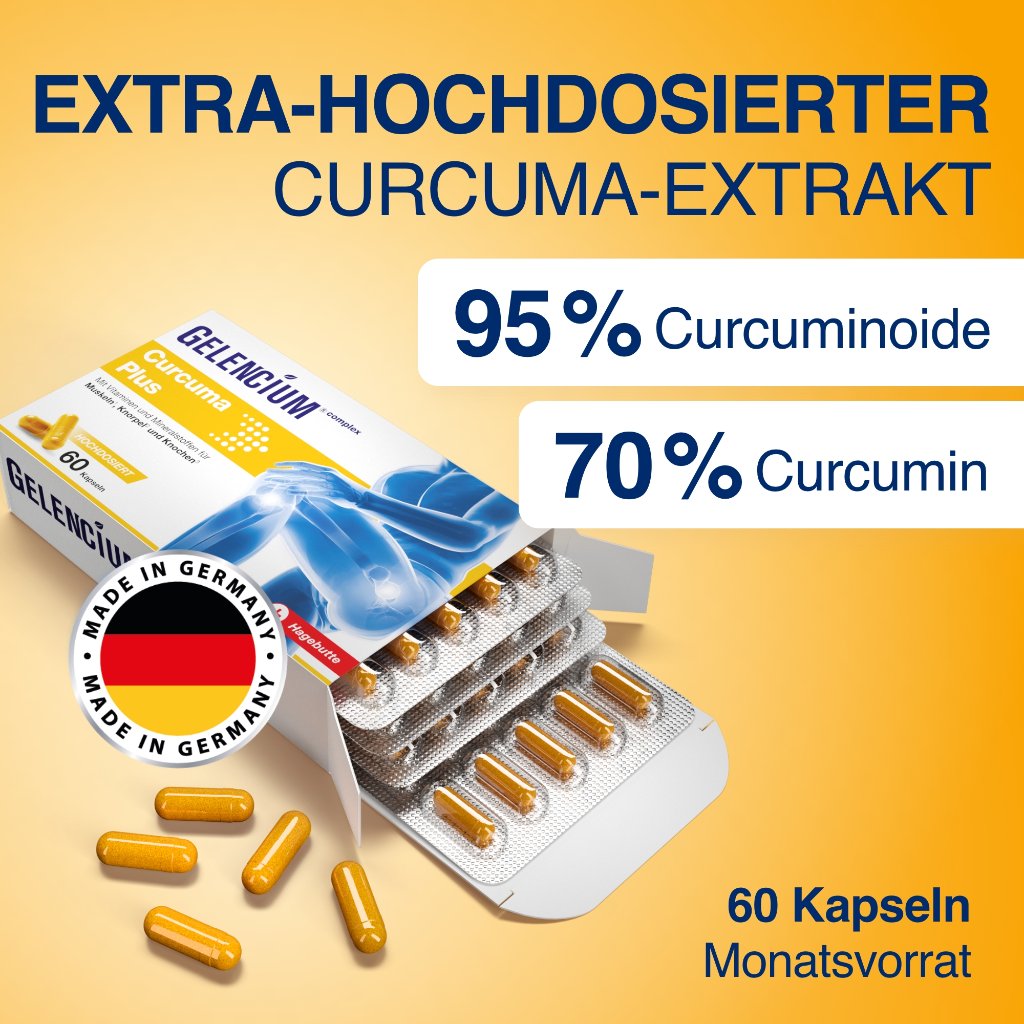 GELENCIUM Curcuma Plus hochdosiert m.Vit.C Kapseln