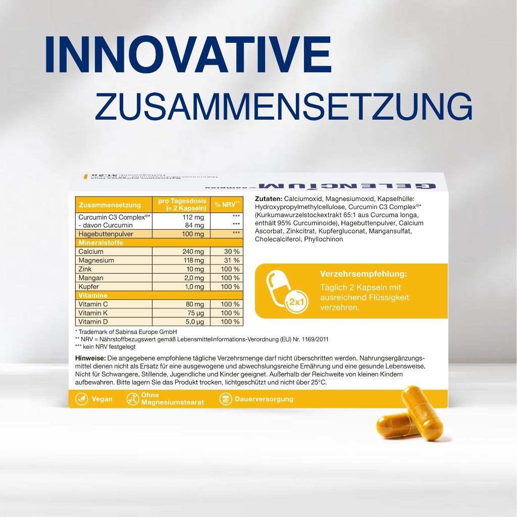 GELENCIUM Curcuma Plus hochdosiert m.Vit.C Kapseln