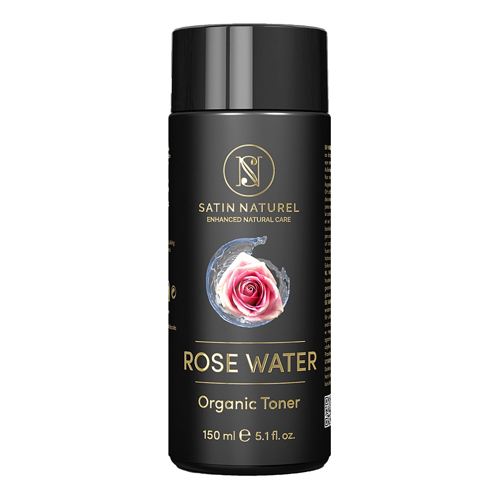SATIN NATUREL Bio Rosenwasser Toner Gesicht