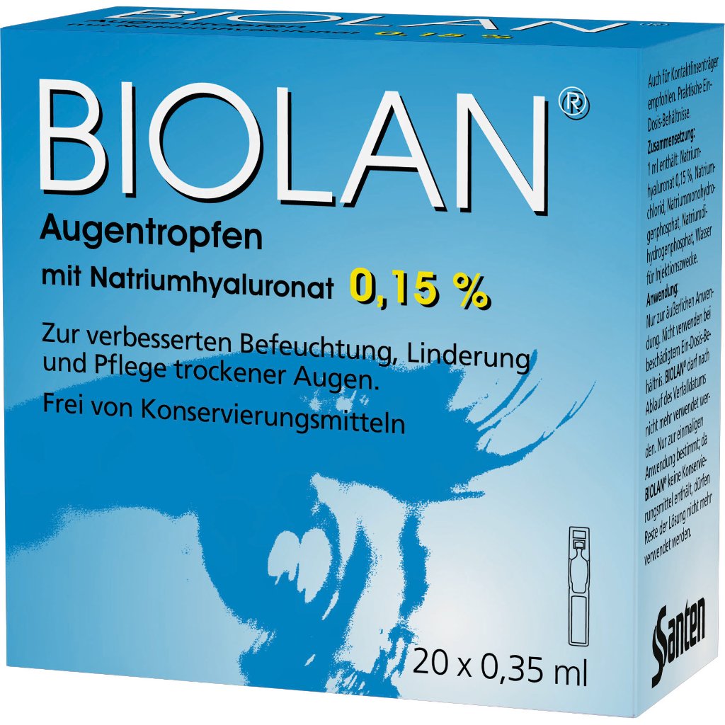 BIOLAN Augentropfen Einzeldosispipetten