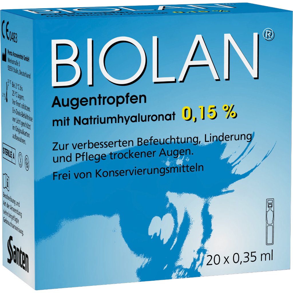 BIOLAN Augentropfen Einzeldosispipetten
