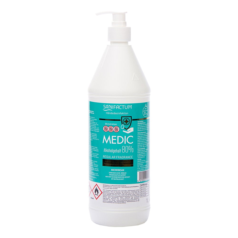 HÄNDEDESINFEKTION flüssig Medic m.Dosierpumpe