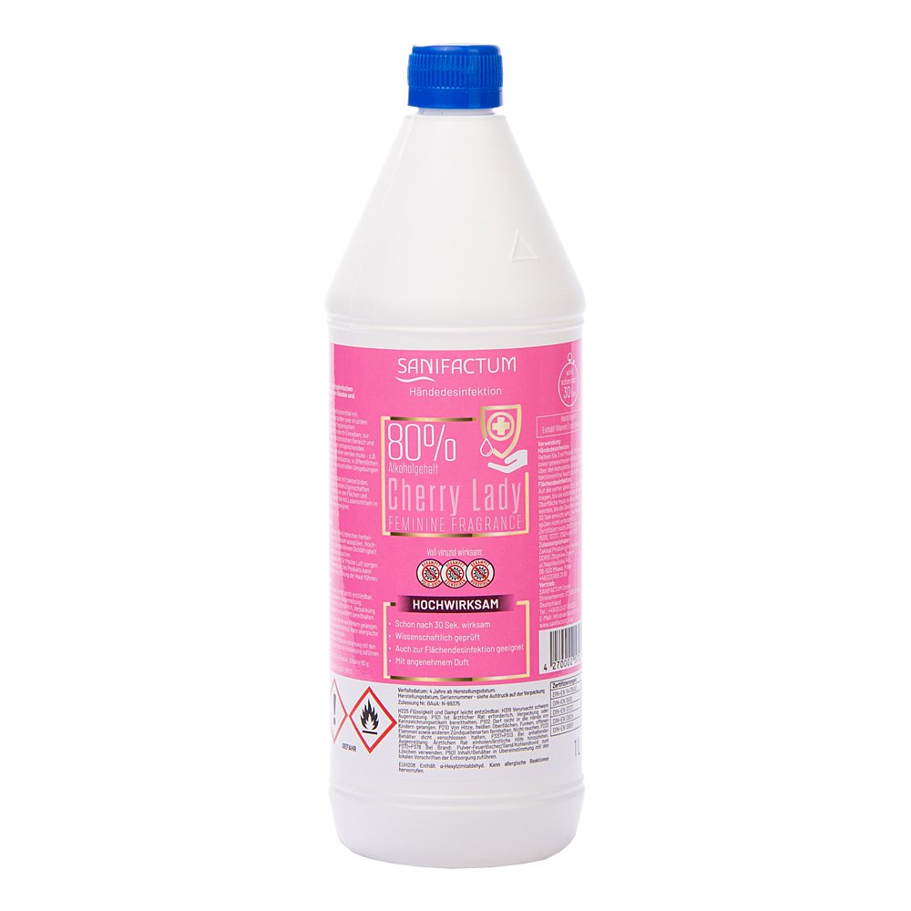 HÄNDEDESINFEKTION flüssig Cherry Lady für Sie
