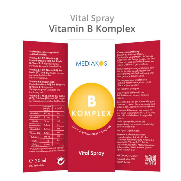 Vitamin B Komplex Mediakos® Vital Spray