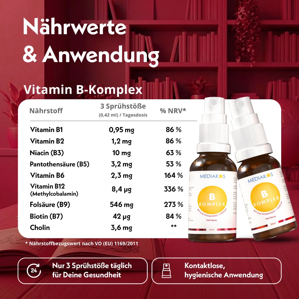 Mediakos® Vitamin B Komplex Vital Spray