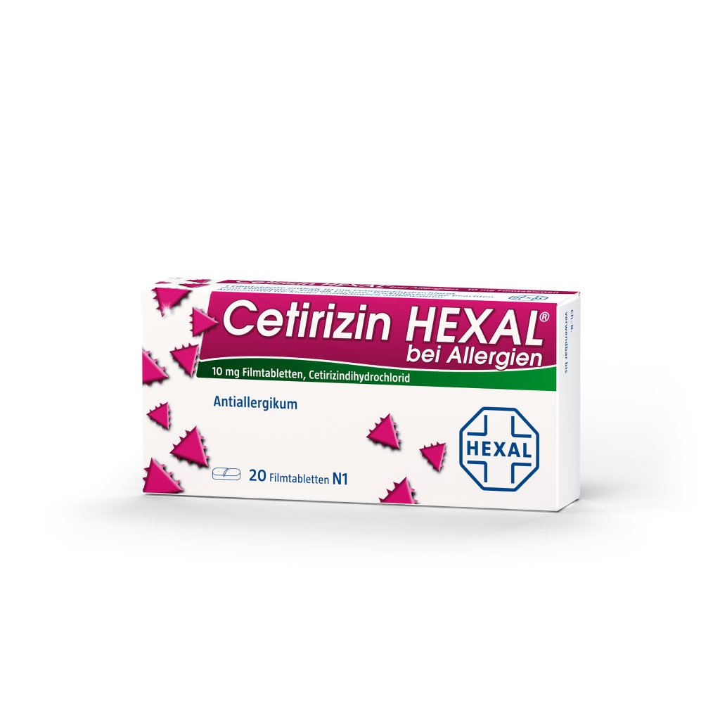 CETIRIZIN HEXAL Filmtabletten bei Allergien
