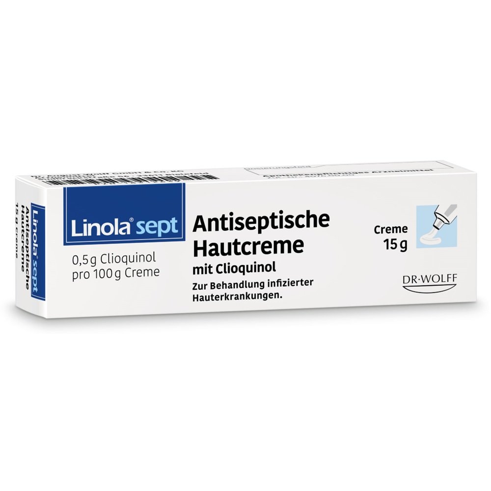 LINOLA sept Antiseptische Hautcreme mit Clioquinol