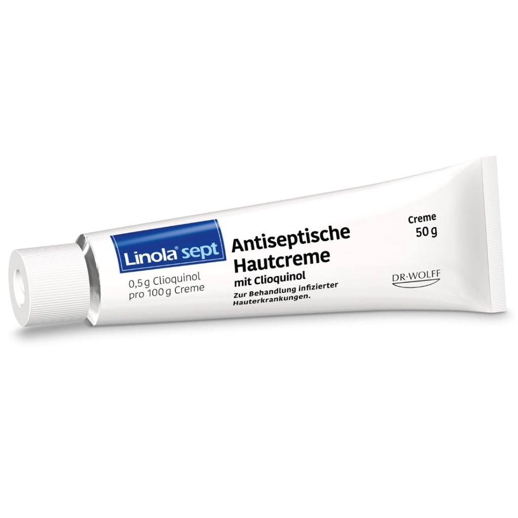 LINOLA sept Antiseptische Hautcreme mit Clioquinol