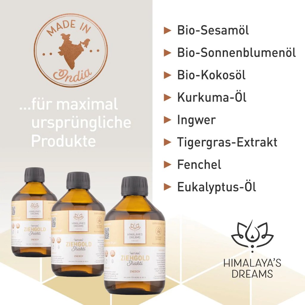 HIMALAYA'S Dreams Ayurveda Ziehgold Shakti Öl
