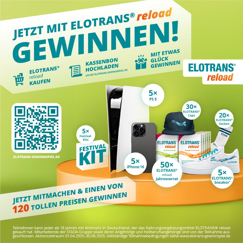 ELOTRANS reload Elektrolyt-Pulver mit Vitaminen