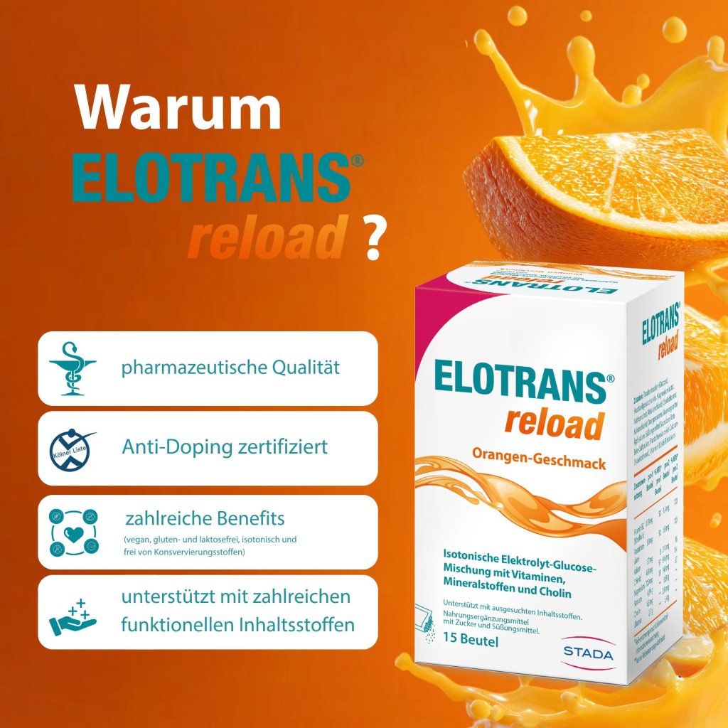 ELOTRANS reload Elektrolyt-Pulver mit Vitaminen