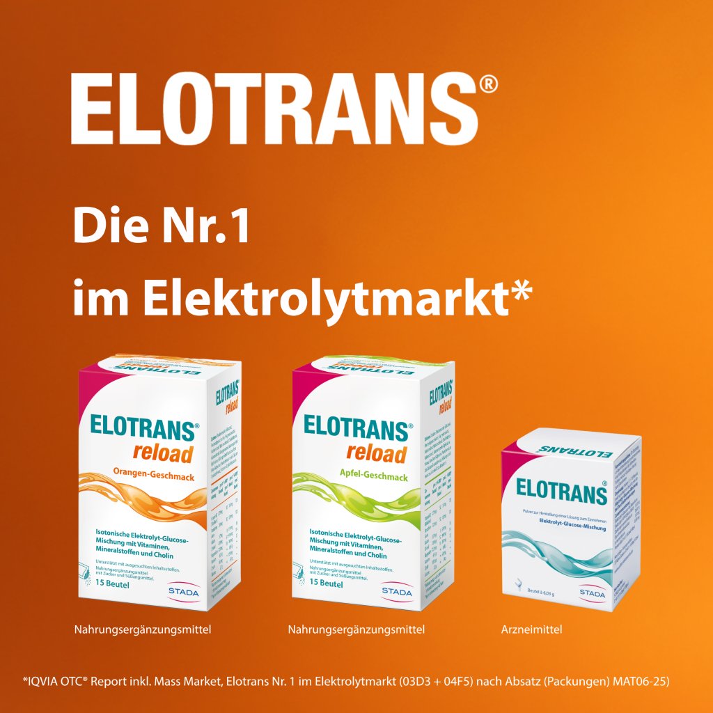 ELOTRANS reload Elektrolyt-Pulver mit Vitaminen