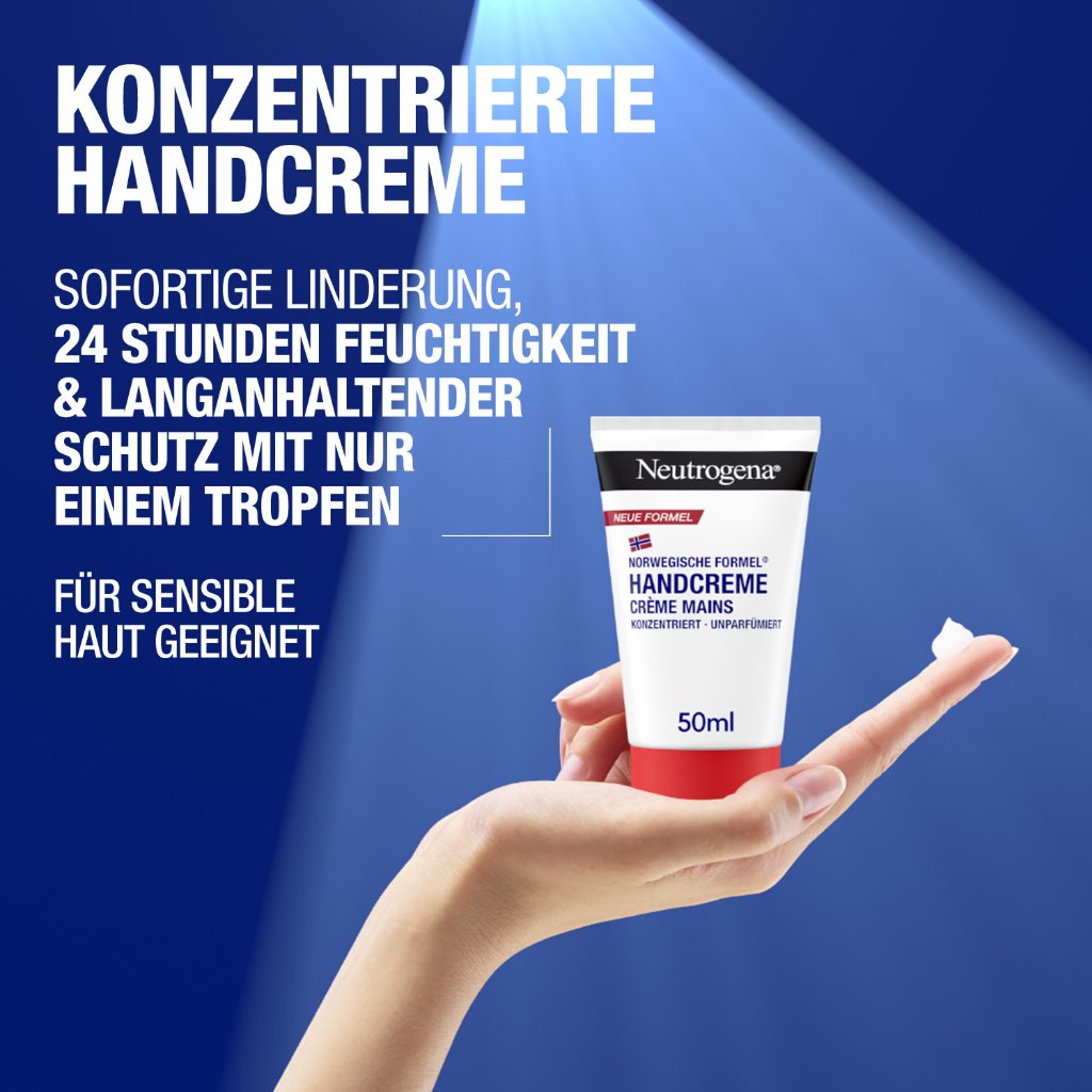 Neutrogena Norwegische Formel konzentrierte unparfümierte Handcreme 50 ml