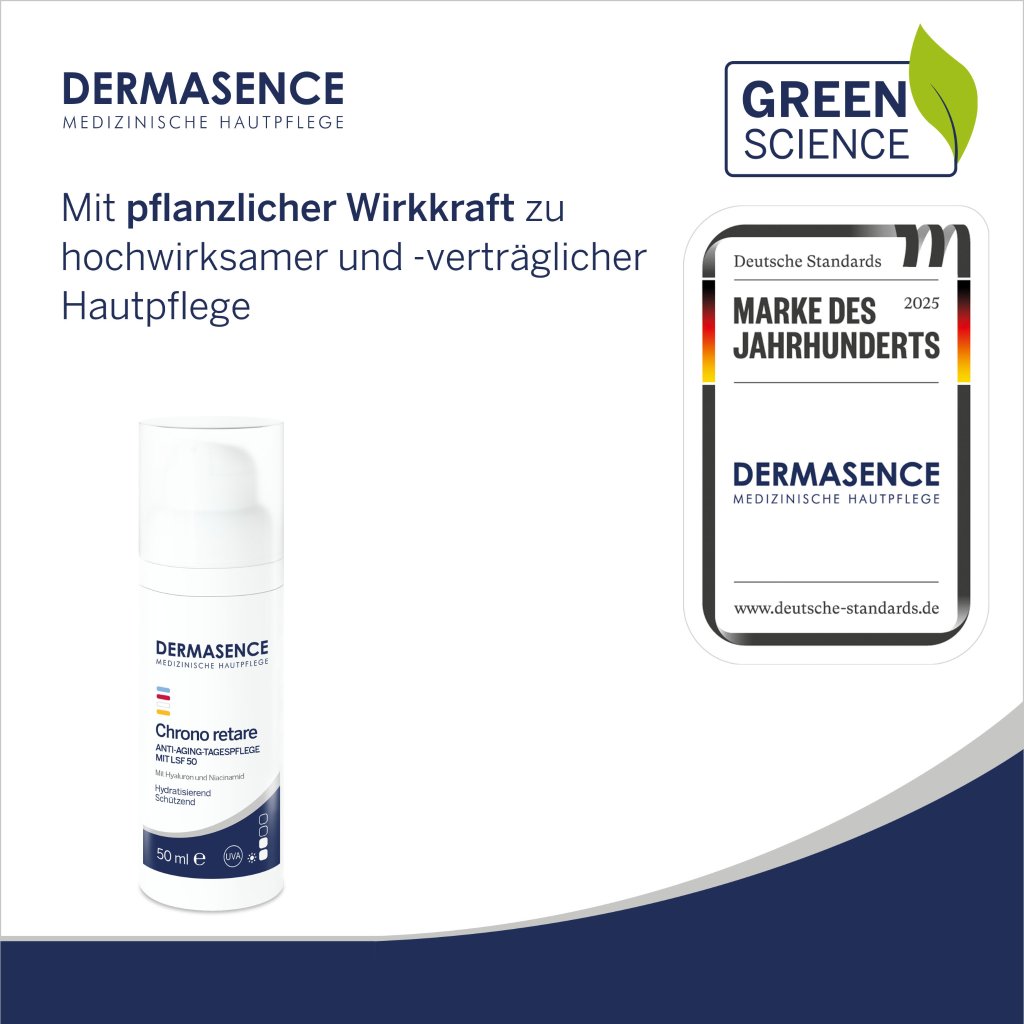 DERMASENCE Chrono retare Anti-Aging-Tagespflege mit LSF 50, 50 ml