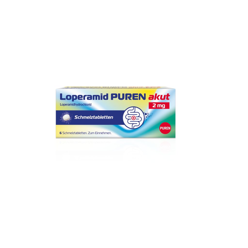 LOPERAMID PUREN akut 2 mg Schmelztabletten