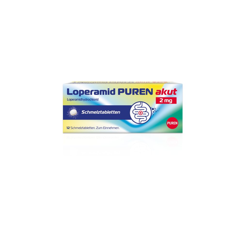 LOPERAMID PUREN akut 2 mg Schmelztabletten