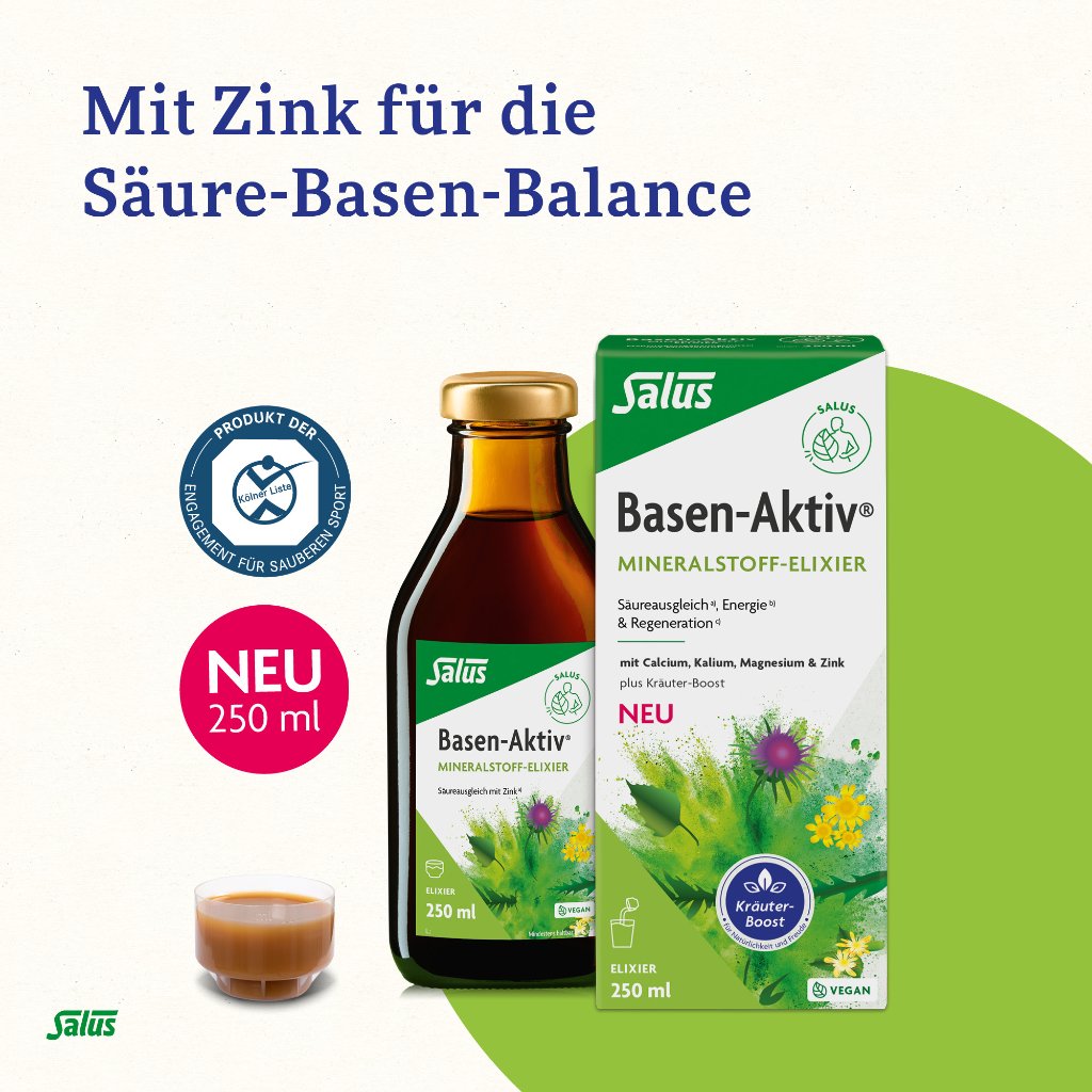 Basen-Aktiv ® Mineralstoff-Kräuter-Elixier Salus