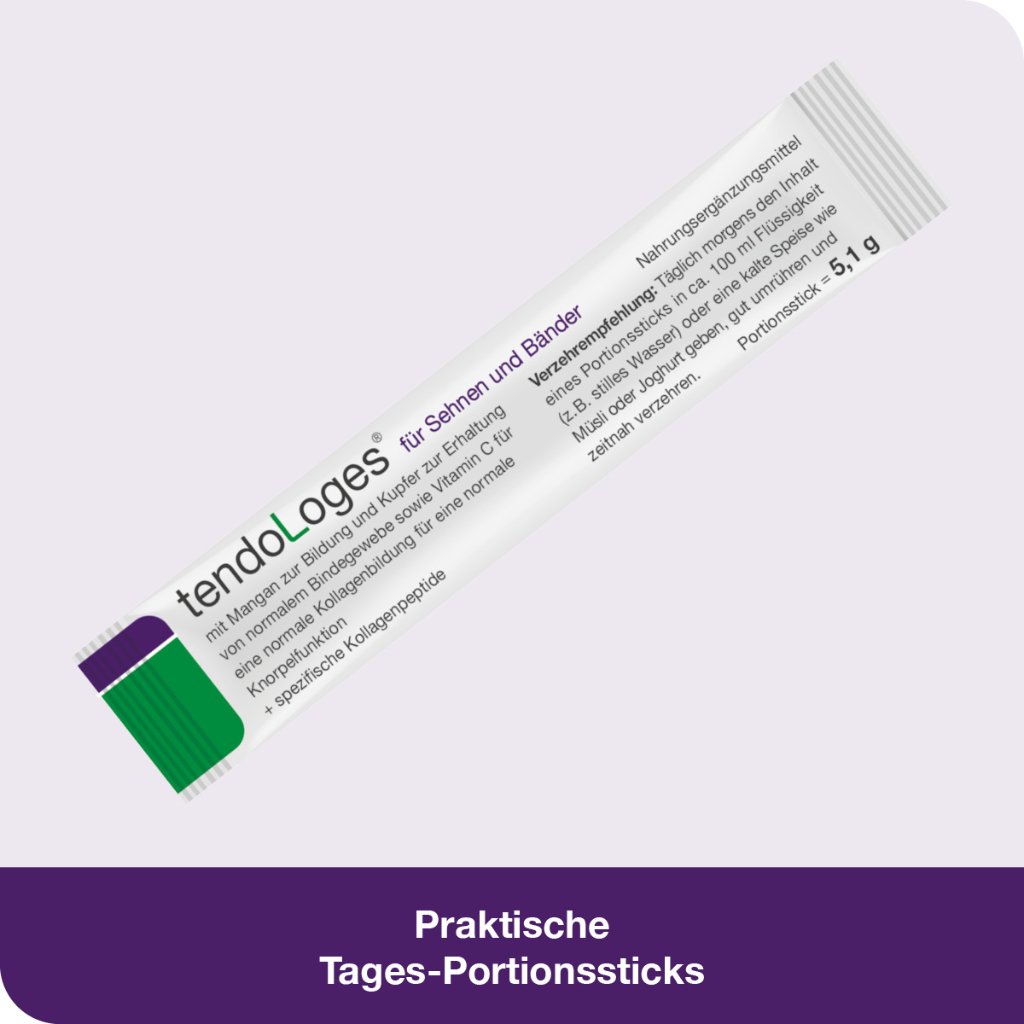 TENDOLOGES für Sehnen und Bänder Portionssticks