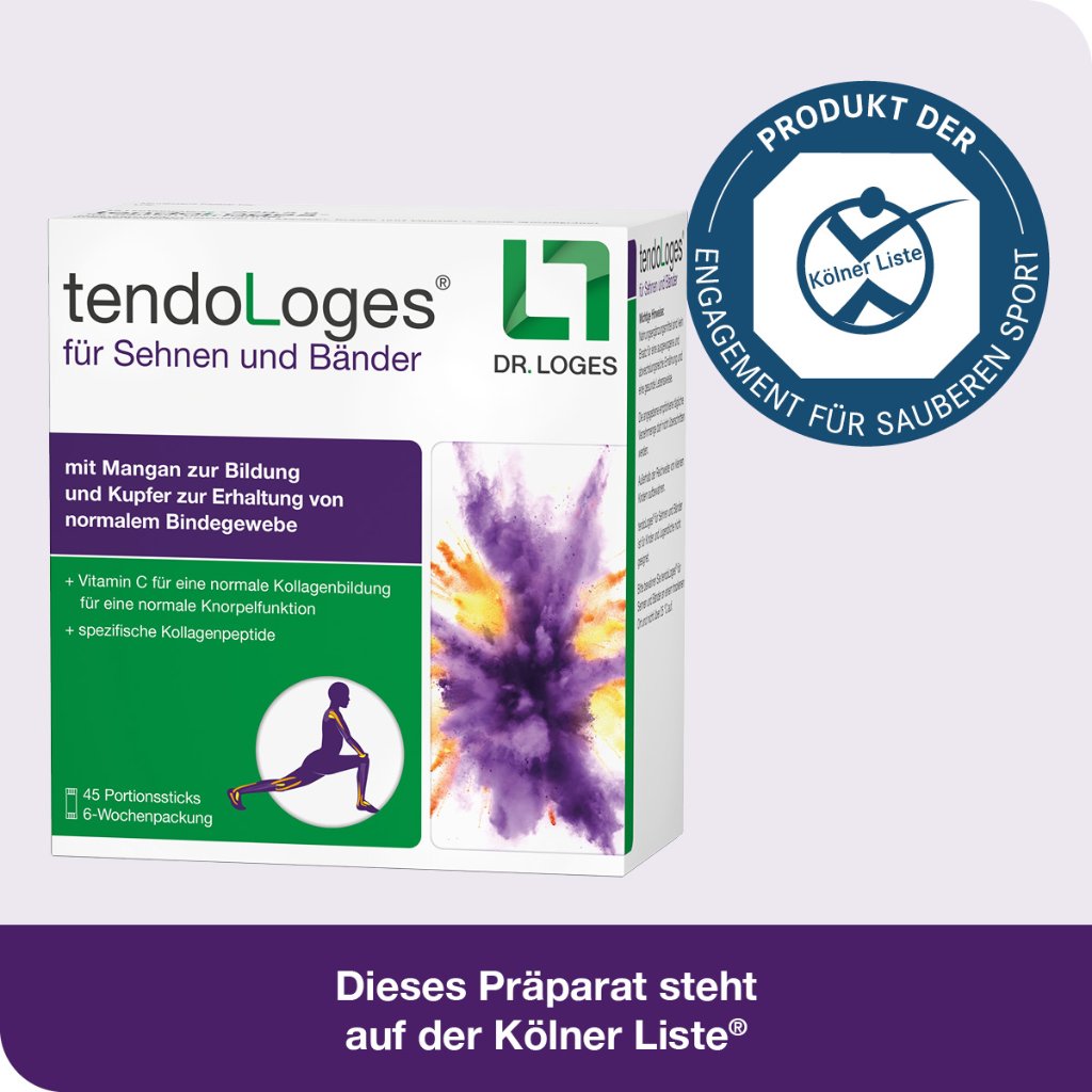 TENDOLOGES für Sehnen und Bänder Portionssticks