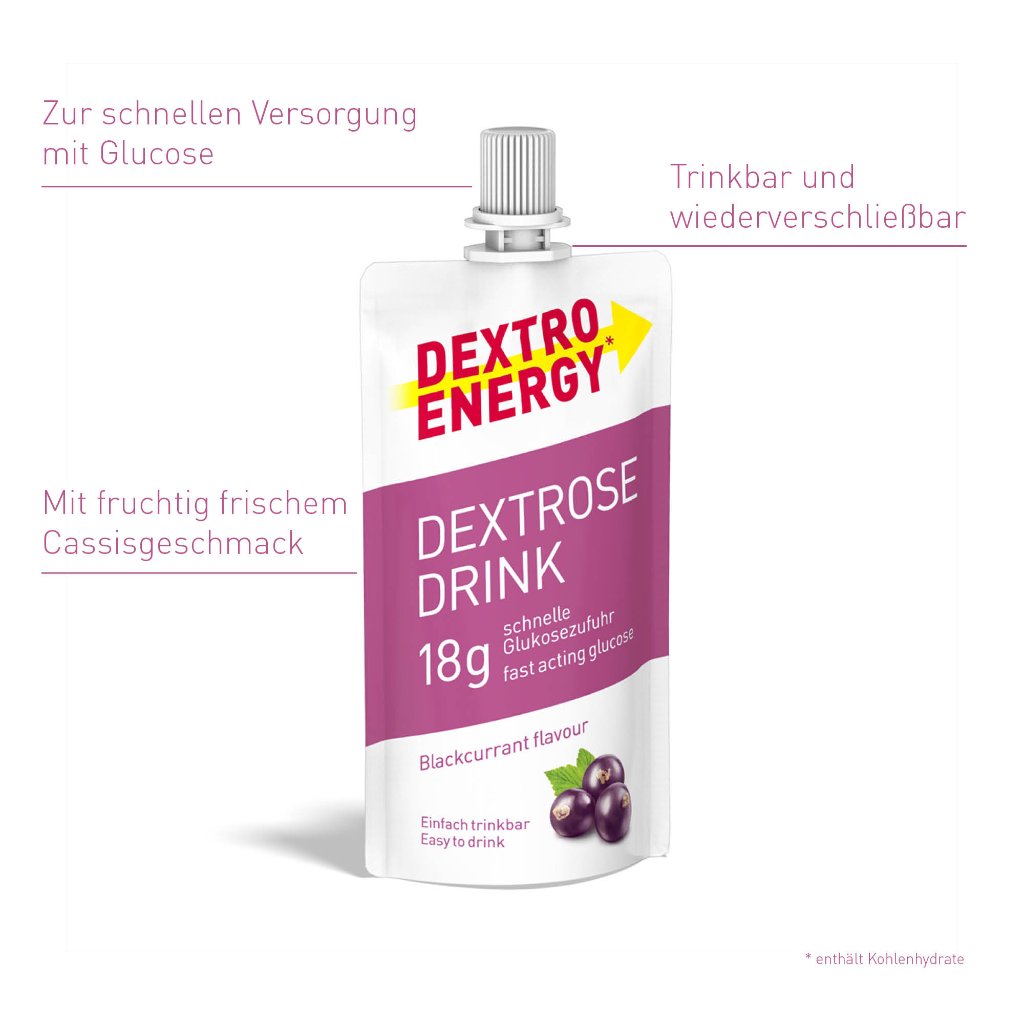 DEXTRO ENERGY Dextrose Drink blackcurrant
