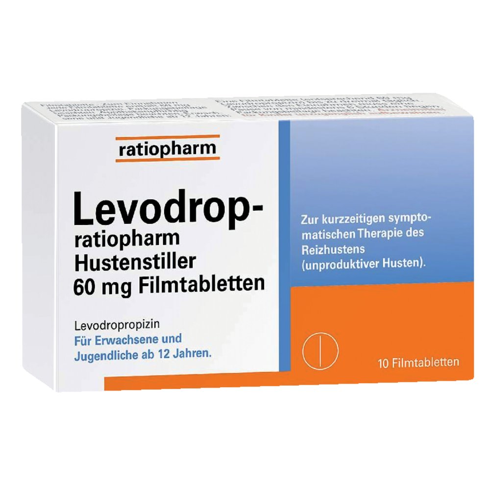 LEVODROP-ratiopharm Hustenstiller 60 mg Filmtabl.