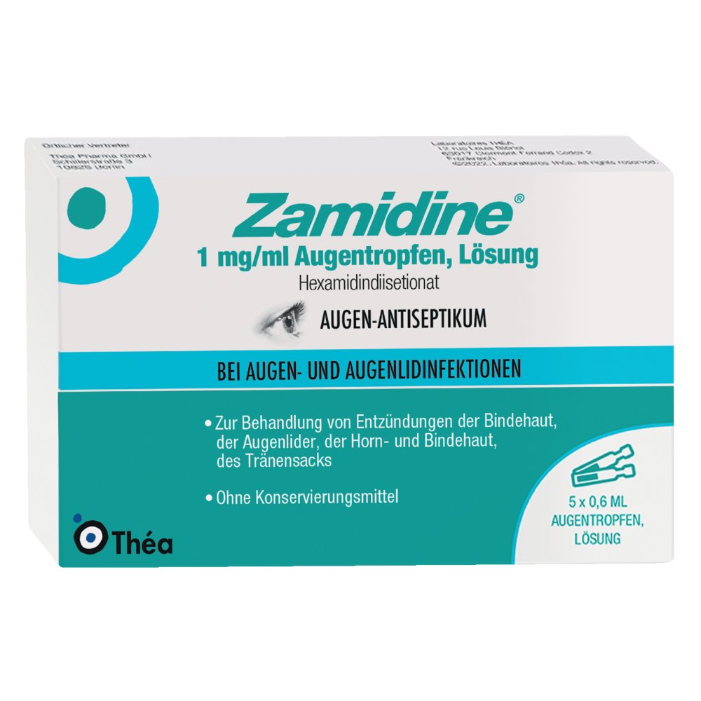 ZAMIDINE 1 mg/ml Augentropfen Mehrdosenbehältnisse
