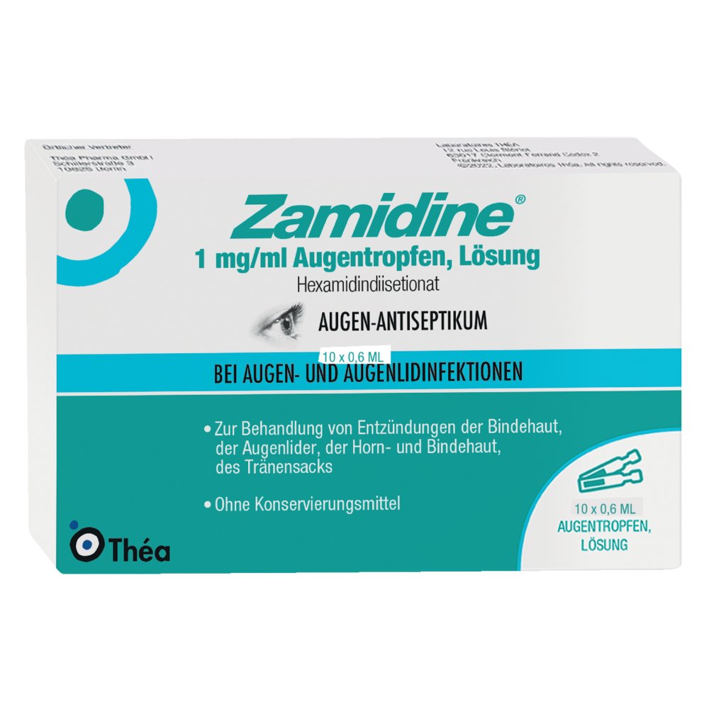 ZAMIDINE 1 mg/ml Augentropfen Mehrdosenbehältnisse