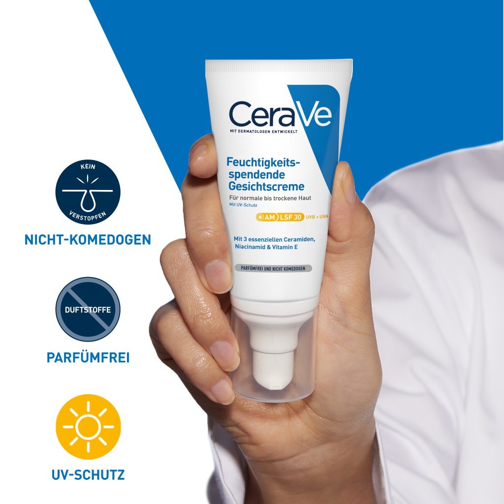 CeraVe Gesichtscreme mit LSF 30
