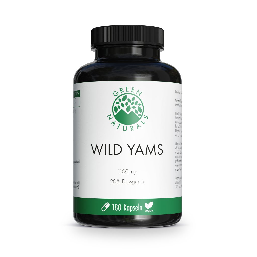 GREEN NATURALS Wild Yam hochdosiert vegan Kapseln