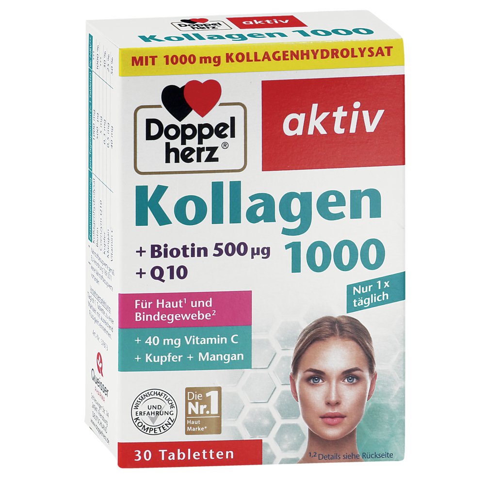 DOPPELHERZ Kollagen 1000 Tabletten