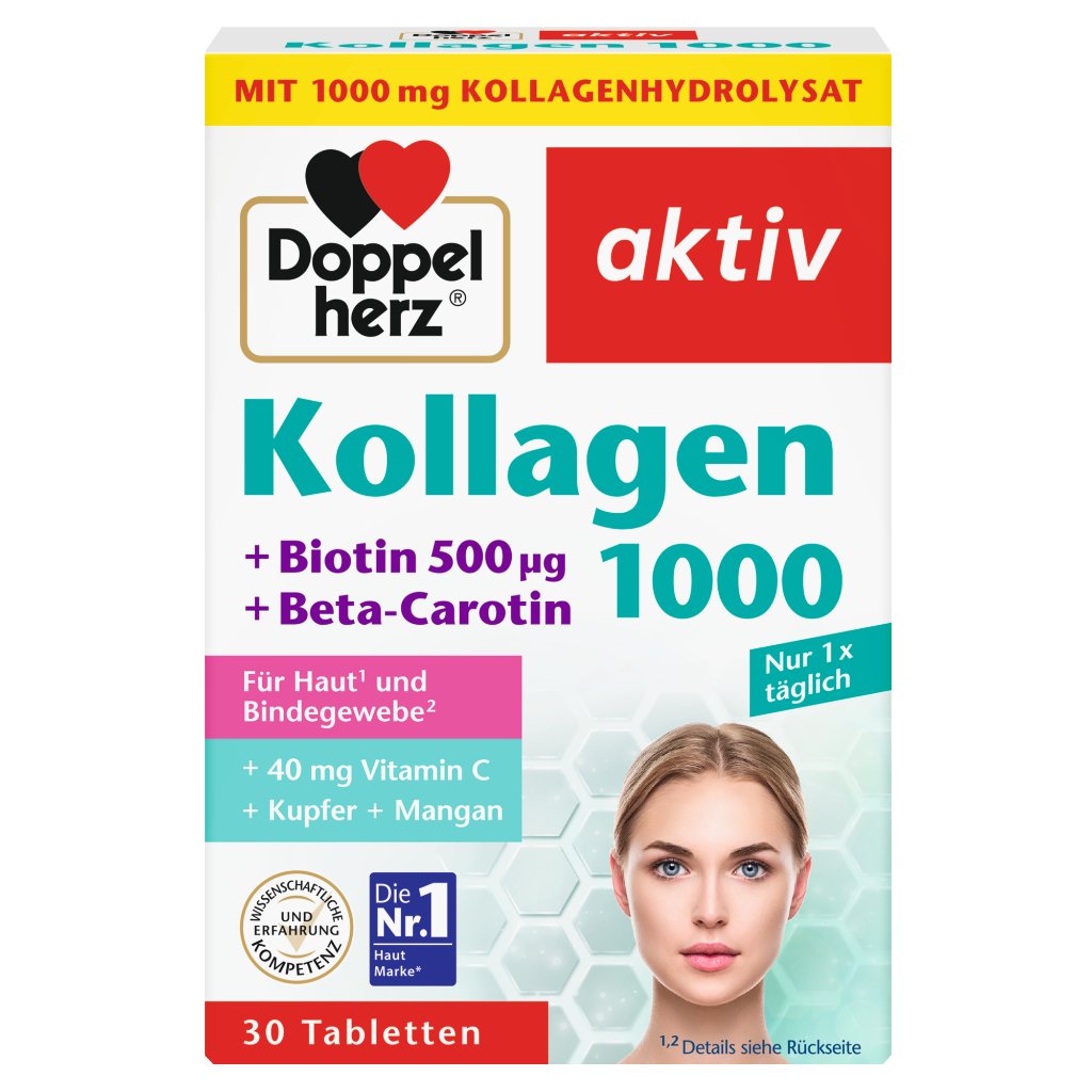 Doppelherz Kollagen 1000 + Biotin + Q10