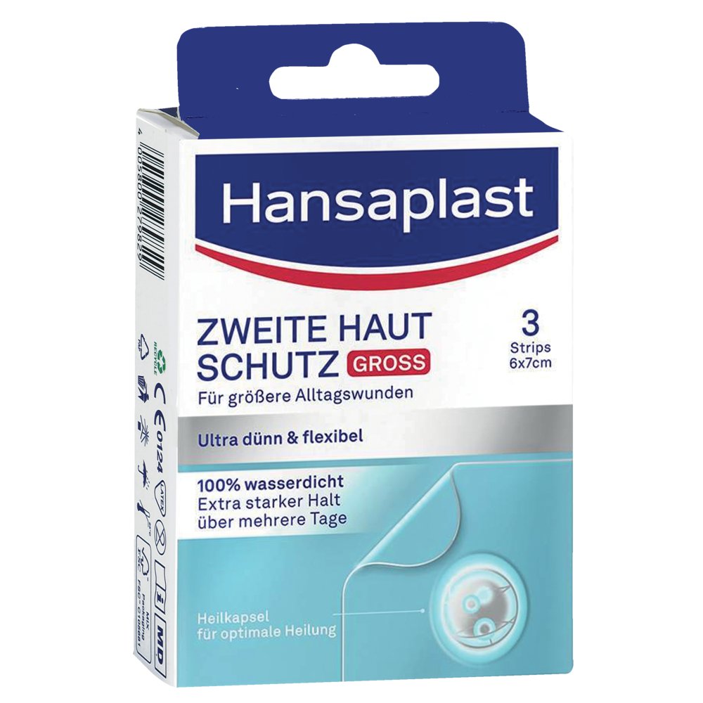 HANSAPLAST Zweite Haut Schutz Pflaster groß