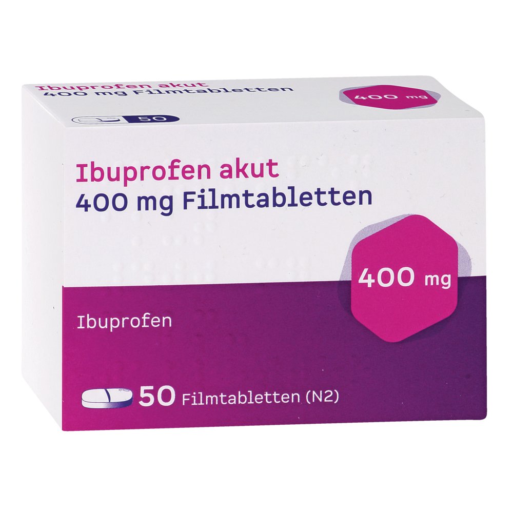 IBUPROFEN akut 400 mg Filmtabletten