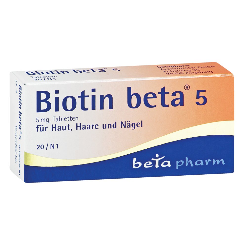 BIOTIN BETA 5 Tabletten