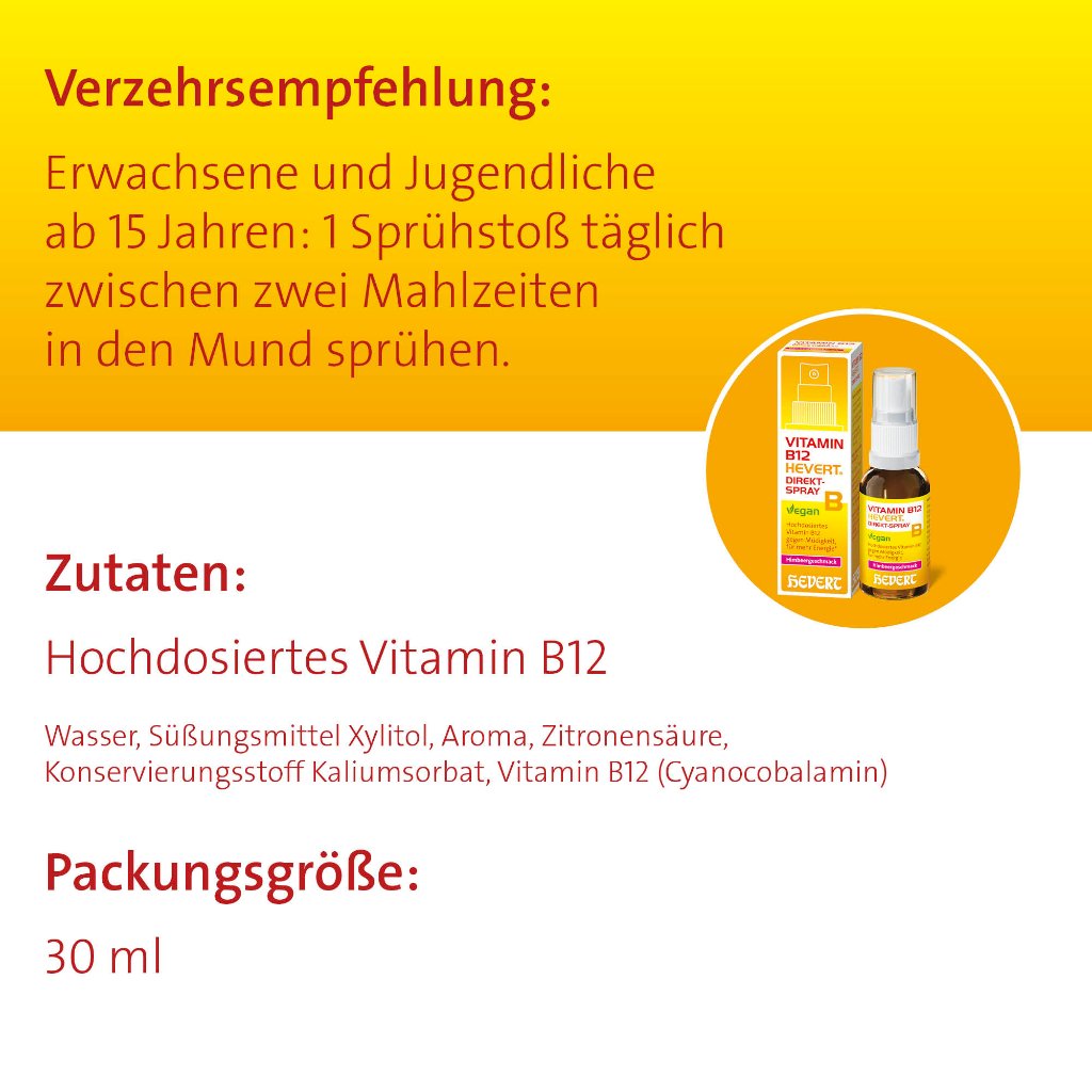 VITAMIN B12 HEVERT Direkt-Spray