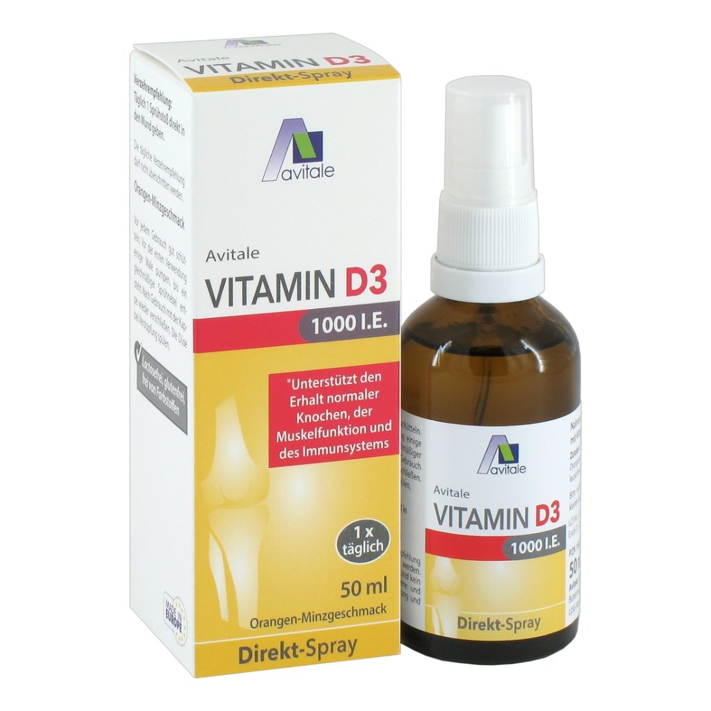 VITAMIN D3 1000 I.E. Direkt-Spray