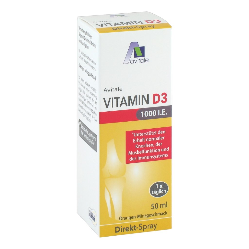 VITAMIN D3 1000 I.E. Direkt-Spray