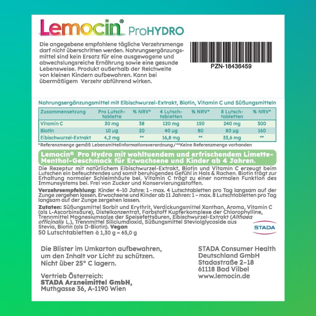 LEMOCIN ProHydro Lutschtabletten
