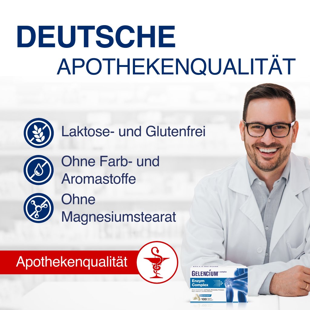 GELENCIUM Enzym Complex hochdosiert mit Bromelain