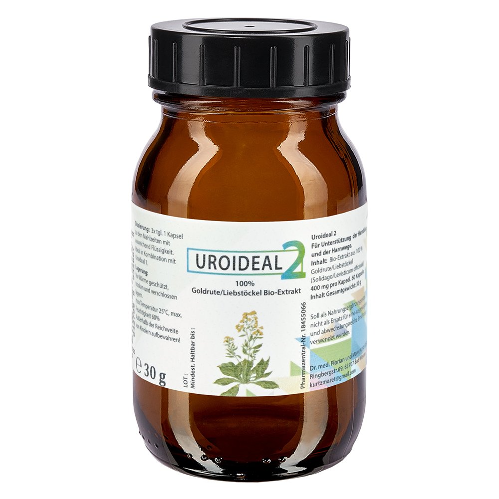UROIDEAL 2 400 mg Goldrute/Liebstöckel msr.Kaps.
