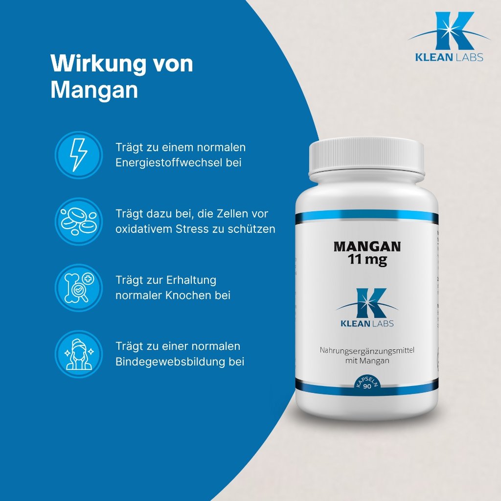 Klean Labs Mangan 11 mg
