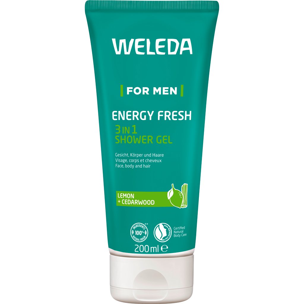 WELEDA for Men Energy Fresh 3in1 Shower Gel